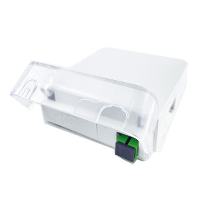 Painel de tomada de placa frontal de fibra óptica para redes FTTH interiores com 1 tipo de conector SC de núcleo