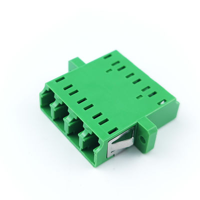 Adaptador de fibra óptica LC/APC Transformação quadrada de orelhas em cor verde