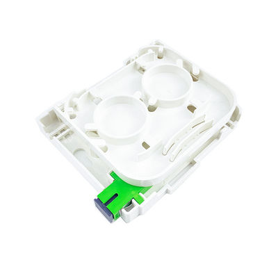 Painel de tomada de placa frontal de fibra óptica para redes FTTH interiores com 1 tipo de conector SC de núcleo