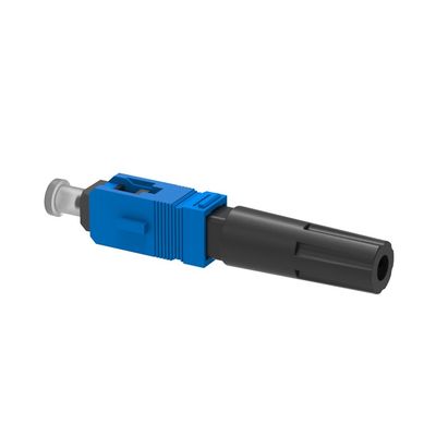 Montagem de campo Simplex SC UPC Conector rápido de fibra óptica para fácil instalação de rede