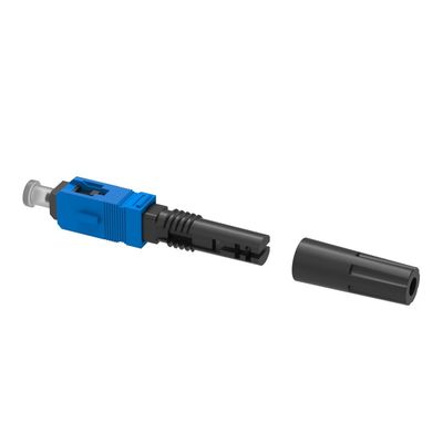 Montagem de campo Simplex SC UPC Conector rápido de fibra óptica para fácil instalação de rede