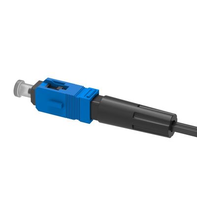 Montagem de campo Simplex SC UPC Conector rápido de fibra óptica para fácil instalação de rede