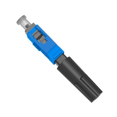 Montagem de campo Simplex SC UPC Conector rápido de fibra óptica para fácil instalação de rede
