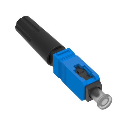Montagem de campo Simplex SC UPC Conector rápido de fibra óptica para fácil instalação de rede