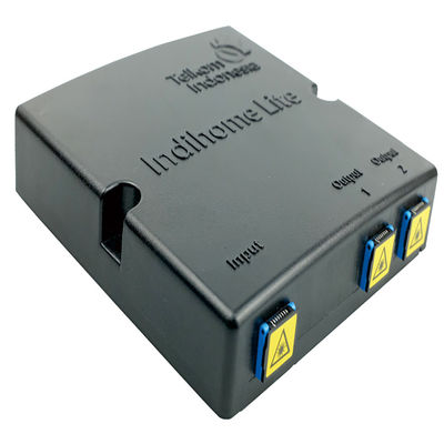 Placa frontal de divisor de fibra óptica de plástico para redes internas