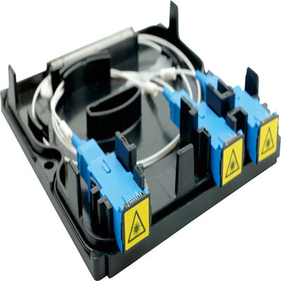 Placa frontal de divisor de fibra óptica de plástico para redes internas