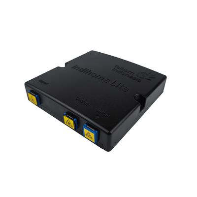 Placa frontal de divisor de fibra óptica de plástico para redes internas