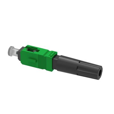 Conector rápido Simplex SC APC cabo de queda de fibra óptica com montagem de campo polido UPC