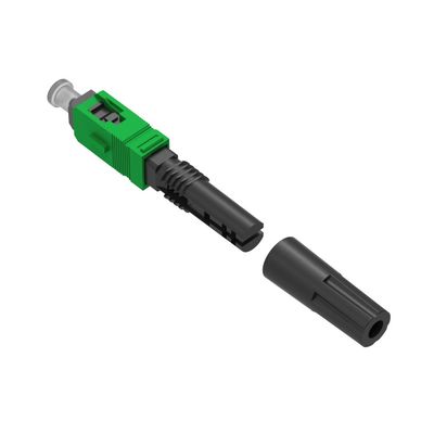 Conector rápido Simplex SC APC cabo de queda de fibra óptica com montagem de campo polido UPC