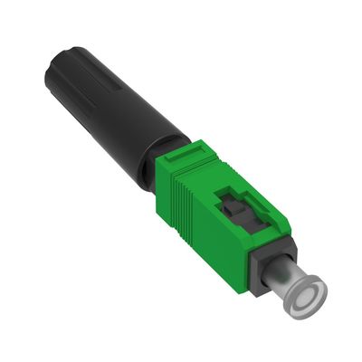Conector rápido Simplex SC APC cabo de queda de fibra óptica com montagem de campo polido UPC