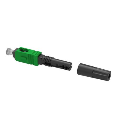 Conector rápido Simplex SC APC cabo de queda de fibra óptica com montagem de campo polido UPC