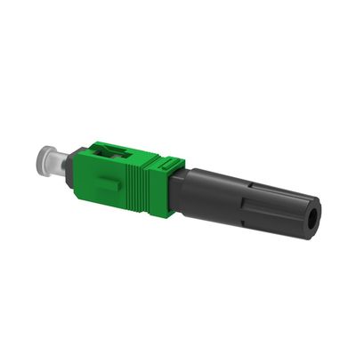 Conector rápido Simplex SC APC cabo de queda de fibra óptica com montagem de campo polido UPC