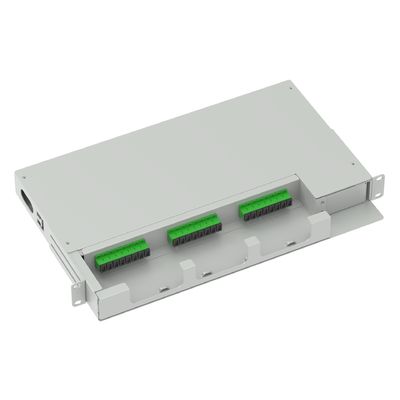 Rede ODN 24 núcleos APC SC Tipo 19 polegadas Swing Patch Panel Quadro de Distribuição Óptica