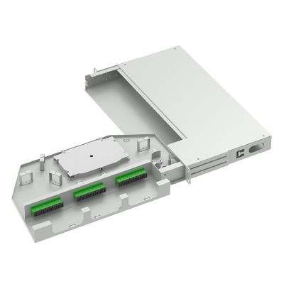 Rede ODN 24 núcleos APC SC Tipo 19 polegadas Swing Patch Panel Quadro de Distribuição Óptica