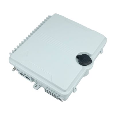 Caixa de distribuição de fibra óptica acesso FTTH exterior 12 núcleos terminação IP68 Telecom Power