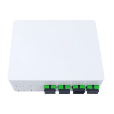 5 FTTX 4 núcleos de fibra óptica de plástico painel de tomada de fachada para e FTTX