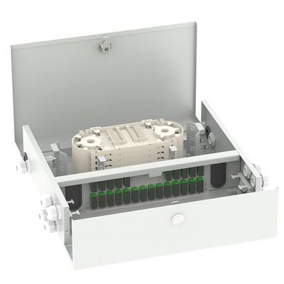 72/96 Conector de núcleos SC Caixa de terminação de fibra óptica para distribuição de redes LAN com fio