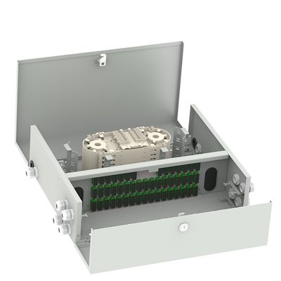 72/96 Conector de núcleos SC Caixa de terminação de fibra óptica para distribuição de redes LAN com fio