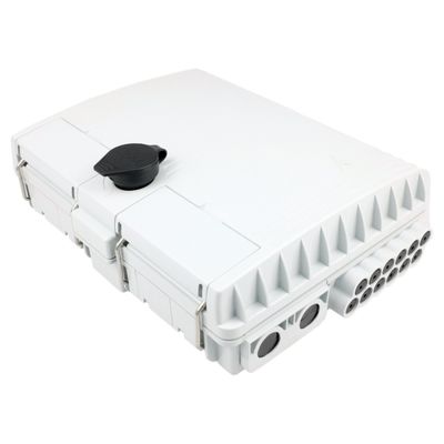 12 núcleos caixa de distribuição de fibra óptica para rede FTTH exterior SC conector incluído