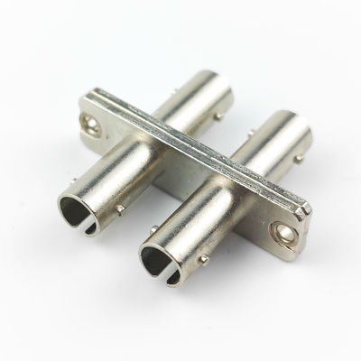 Conexão ativa de fibra óptica acoplador duplex rectangular ST UPC de 2 portas vermelho para FTTH