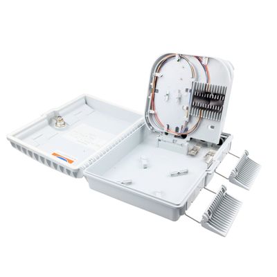 12 núcleos caixa de distribuição de fibra óptica para rede FTTH exterior SC conector incluído