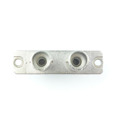 Conexão ativa de fibra óptica acoplador duplex rectangular ST UPC de 2 portas vermelho para FTTH