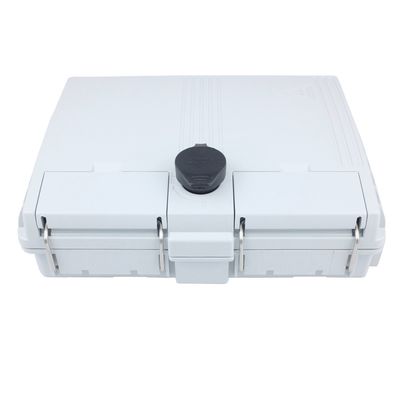 12 núcleos caixa de distribuição de fibra óptica para rede FTTH exterior SC conector incluído