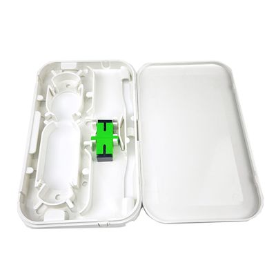 FTTH Network Indoor White 1 Core Plastic Fiber Optic Faceplate Socket Panel SC Connector Tipo 5