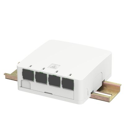 FTTX 4 núcleos de plástico de fibra óptica, painel de tomada com conector SC