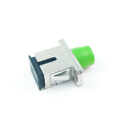 FTTH 1 Port Metal SCAPC FCAPC Adaptadores híbridos de fibra óptica acopladores para o melhor equipamento
