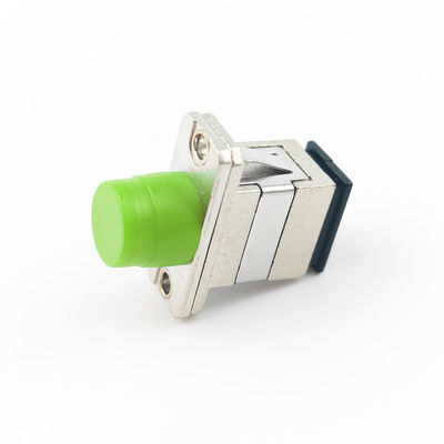 FTTH 1 Port Metal SCAPC FCAPC Adaptadores híbridos de fibra óptica acopladores para o melhor equipamento