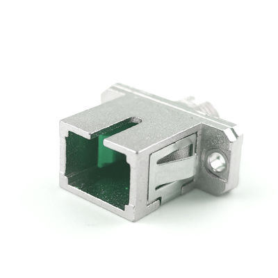FTTH 1 Port Metal SCAPC FCAPC Adaptadores híbridos de fibra óptica acopladores para o melhor equipamento