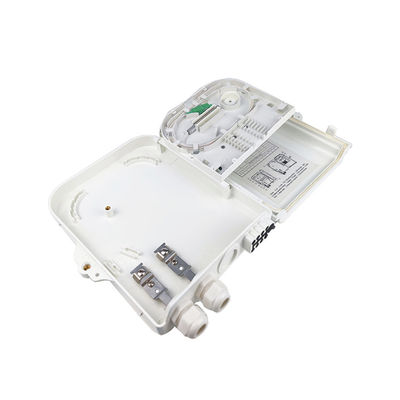 Caixa de distribuição de fibra óptica de terminal FTTH externo de 8 núcleos com 3 tempos