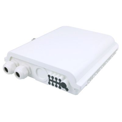 Caixa de distribuição de fibra óptica de terminal FTTH externo de 8 núcleos com 3 tempos