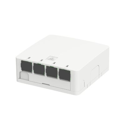 FTTX 4 núcleos de plástico de fibra óptica, painel de tomada com conector SC