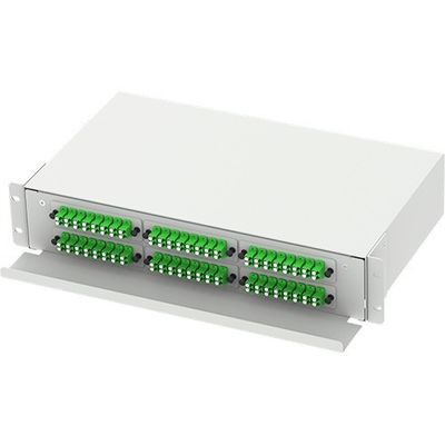FTTX 1U Tipo de gaveta Interior Sub ODF 19 polegadas Fibra óptica quadro de distribuição para rede LC