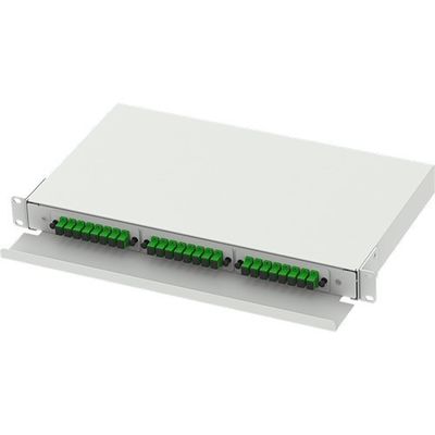 FTTX 1U Tipo de gaveta Interior Sub ODF 19 polegadas Fibra óptica quadro de distribuição para rede LC