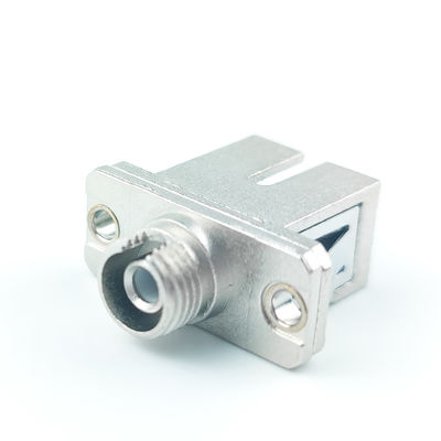 Adaptadores de fibra óptica híbrida FTTH LC FC SC ST para transmissão de dados suave e estável
