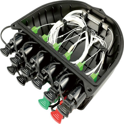 8 núcleos FTTH externo pré-conectado caixa de distribuição de fibra óptica para divisores