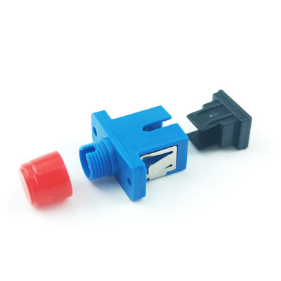 Adaptadores de fibra óptica híbrida FTTH acopladores com mangas de zircônio e conectores SC FC