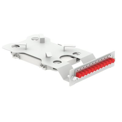 Cinza RAL 7035 4U 144 núcleos 19 polegadas Fibra Óptica Patch Panel Sub ODF com 3