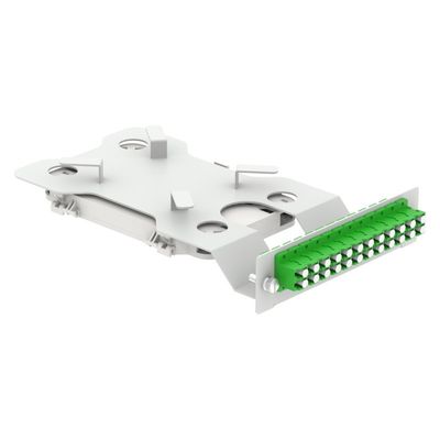 Cinza RAL 7035 4U 144 núcleos 19 polegadas Fibra Óptica Patch Panel Sub ODF com 3