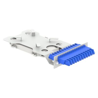 Cinza RAL 7035 4U 144 núcleos 19 polegadas Fibra Óptica Patch Panel Sub ODF com 3