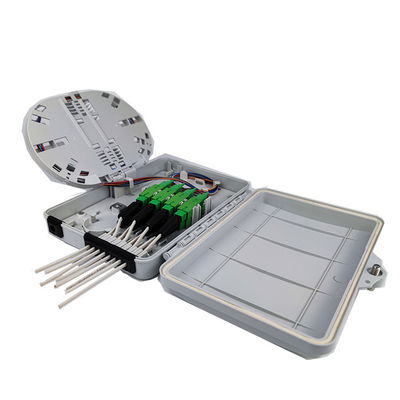 Access Outdoor FTTH IP65 8 Cores Fibra Óptica Caixa de terminação para distribuição de rede
