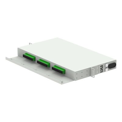 FTTH 96 Core Capacity Patch Panel 19 polegadas Quadro de Distribuição Óptica com LC