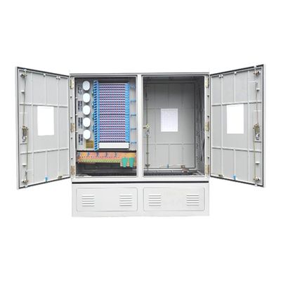 Cabine de distribuição de fibra óptica Cross Connect para 1152 núcleos e compatibilidade FTTX