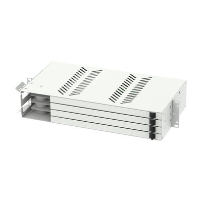 19 polegadas Fibra Óptica Patch Panel Sub ODF com conectores SC LC e aço laminado a frio