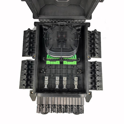 16 Portos Dropcable Caixa de distribuição de fibra óptica IP68 FTTH SC Conector Rede FTTX Splitter