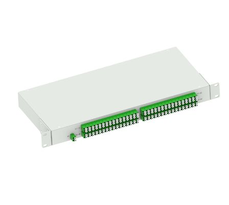 5 Time 19inch LC APC Tipo Fibra Óptica Splitter Panel para soluções de rede FTTX