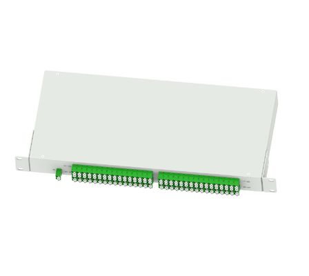 5 Time 19inch LC APC Tipo Fibra Óptica Splitter Panel para soluções de rede FTTX
